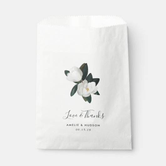 Sachets En Papier Merci Mariage Grandiflora (Devant)