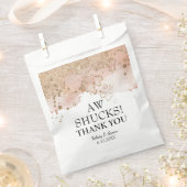 Sachets En Papier Merci Mariage moderne Pearl Beach Oyster (Coupé)