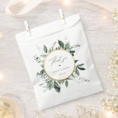 Sachets En Papier Merci Mariage naturel (Coupé)