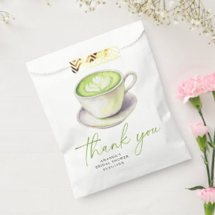 Sachets En Papier  Merci Matcha Tea Enterrement de vie de jeune fill