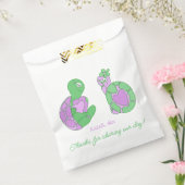 Sachets En Papier Merci, mignonne Tortue Couple Mariage (Scellé)