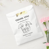 Sachets En Papier Merci personnalisé de chien du Labrador (Scellé)