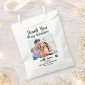 Sachets En Papier Merci Pet Photo Doggie Dog Treat Mariage (Coupé)