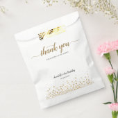 Sachets En Papier Merci pour les confettis dorés pour les 21 ans (Scellé)