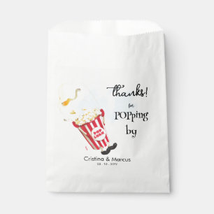 Sachets En Papier Merci pour l'événement de pop-corn By Popcorn
