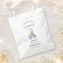 Merci pour Popping By Retirement Party Popcorn
