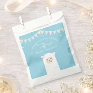 Sachets En Papier Merci Pour Venir Baby shower Llama Momma Cute