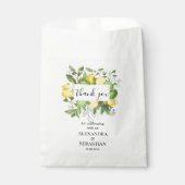 Sachets En Papier Merci pour venir Lemony Mariage Sweet (Devant)