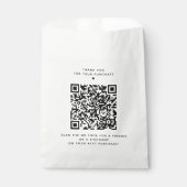 Sachets En Papier Merci pour votre achat Code QR Petite entreprise (Devant)