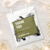 Sachets En Papier Merci Pour Votre Sac En Papier D'Achat (Coupé)