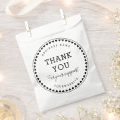 Sachets En Papier Merci Pour Votre Sac Papier Support (Coupé)