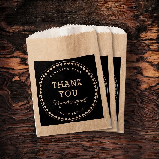 Sachets En Papier Merci Pour Votre Sac Papier Support