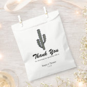 Sachets En Papier Merci rustique Cactus Mariage Treat (Coupé)