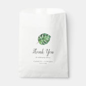 Sachets En Papier Merci sauvage de palmiers tropicaux (Devant)