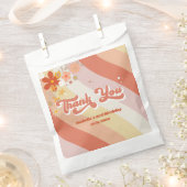 Sachets En Papier Merci Super rétro Favoriser (Coupé)