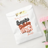 Sachets En Papier Merci Surprise fête d'anniversaire | Orange (Scellé)