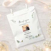 Sachets En Papier Merci vert Ballotin (Coupé)