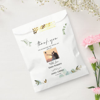Sachets En Papier Merci vert Ballotin