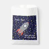 Sachets En Papier Merci Vous êtes hors de ce World Rocket Ship (Devant)