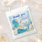 Sachets En Papier Mermaid Sea | Remerciement pour enterrement de vie (Coupé)