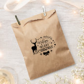 Sachets En Papier MERRY CHRISTMAS Reindeer Offre de vacances (Coupé)
