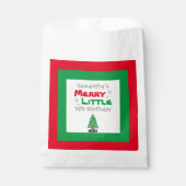 Sachets En Papier Merry Little Birthday (Devant)