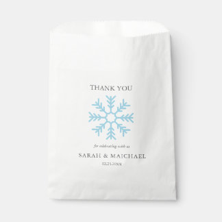 Sachets En Papier Merveilleux Paysage d'Hiver Élégant Flocons de ne