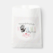 Sachets En Papier Message du Baby shower Bump Ultrasound Cute (Devant)