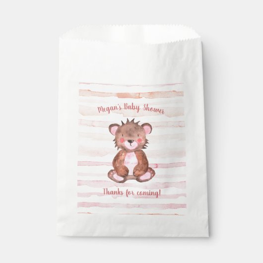 Sachets En Papier Mets Animaux Porter Cub Baby shower Fête Favoriser (Devant)