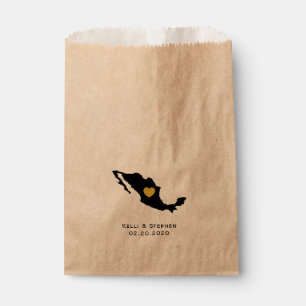 Sachets En Papier Mexique Mariage Favor Treat Sacks, Carte Cadeaux S