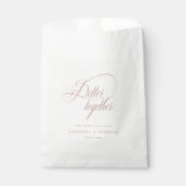 Sachets En Papier Mieux Ensemble ! Moderne, Calligraphie, Mariage (Devant)