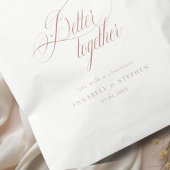 Sachets En Papier Mieux Ensemble ! Moderne, Calligraphie, Mariage