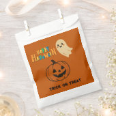 Sachets En Papier mignon orange Halloween enfants Fête de fantômes e (Coupé)