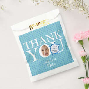 Sachets En Papier Mignonne bébé visage 1ère partie anniversaire Ét