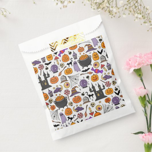 Sachets En Papier Mignonne, drôle et effrayant Halloween (Scellé)