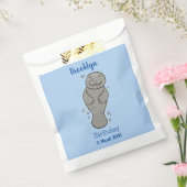 Sachets En Papier Mignonne manatée bébé avec bulles illustration (Scellé)