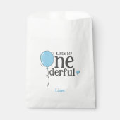 Sachets En Papier Mignonne Petit M. Onederful Premier Anniversaire B (Devant)