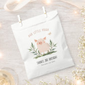 Sachets En Papier Mignonne petit porc de ferme Anniversaire de enfan (Coupé)