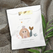 Sachets En Papier Mignonne Petite Maillot Mermaid Baby shower fille