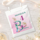 Sachets En Papier Mignonne sirène âge rose bleu (Coupé)