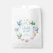 Sachets En Papier Mignonne sous le Baby shower marin (Devant)