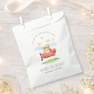 Sachets En Papier Mignonne volez au-dessus de l'ours en peluche Anim