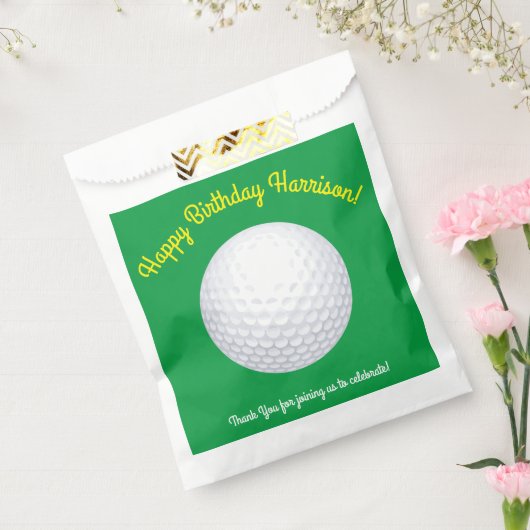 Sachets En Papier Mini Golf Balls Anniversaire Fête Enfants Sports (Scellé)