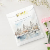 Sachets En Papier Minimal Kansas City Missouri Watercolor Mariage (Scellé)