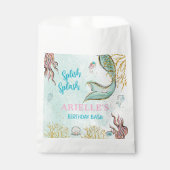 Sachets En Papier Mint Glitter Mermaid tail under the sea  (Devant)
