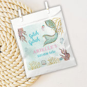 Sachets En Papier Mint Glitter Mermaid tail under the sea 