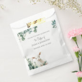 Sachets En Papier Minuscule agneau de bébé et baptême d'Eucalyptus (Scellé)