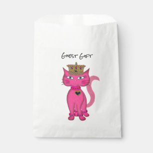 Sachets En Papier Miss Kitty, Parties scintillant rose