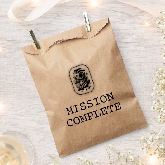 SACHETS EN PAPIER MISSION TERMINÉE (Coupé)