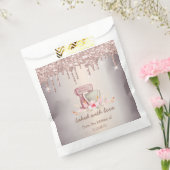 Sachets En Papier Mixer Flowers Rose Gold Glitter Drips Bakery (Scellé)